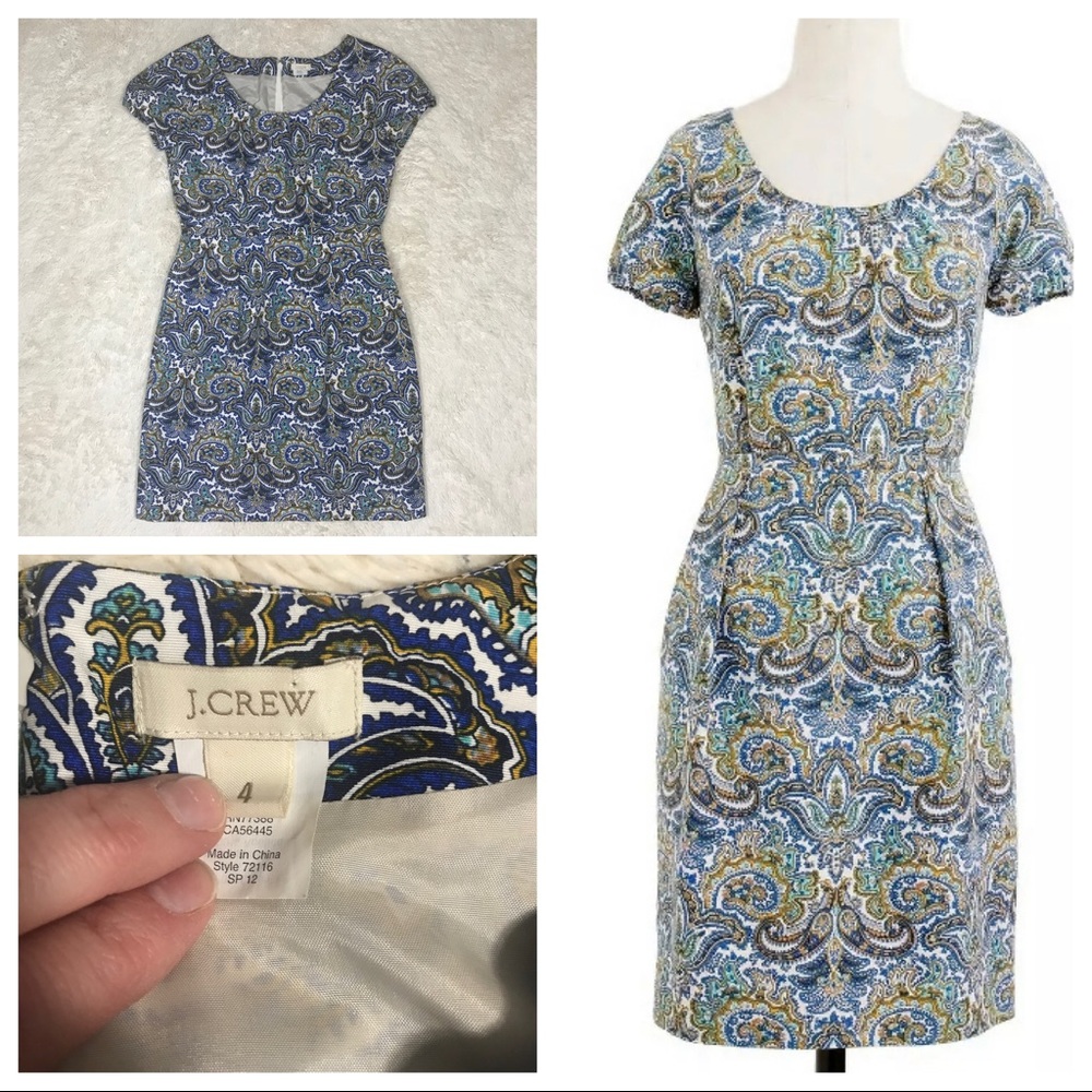 J. Crew Paisley Print Dress  (4)